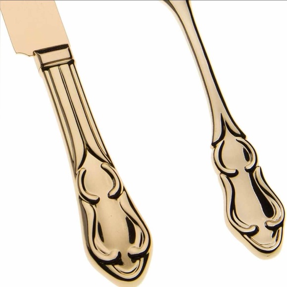 NIB Gold Cake Knife & Server Set for Wedding or Holiday - Picture 5 of 6